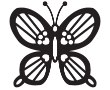 Clipart Image For Gravemarker Monument insect 07