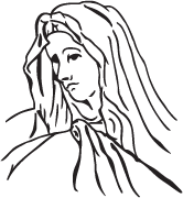Clipart Image For Gravemarker Monument mary 08