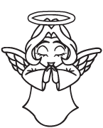 Clipart Image For Gravemarker Monument angel 11