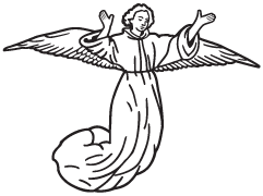 Clipart Image For Gravemarker Monument angel 21