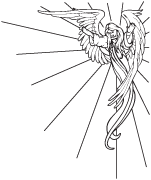 Clipart Image For Gravemarker Monument angel 26