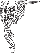 Clipart Image For Gravemarker Monument angel 27