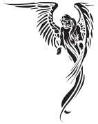 Clipart Image For Gravemarker Monument angel 40