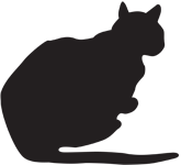 Clipart Image For Gravemarker Monument Cat 05