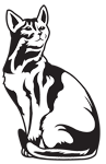 Clipart Image For Gravemarker Monument Cat 10