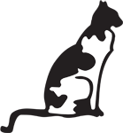 Clipart Image For Gravemarker Monument Cat 11