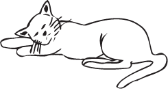 Clipart Image For Gravemarker Monument Cat 13