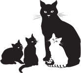 Clipart Image For Gravemarker Monument Cat 17