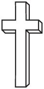 Clipart Image For Gravemarker Monument cross 04