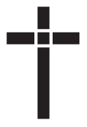 Clipart Image For Gravemarker Monument cross 24