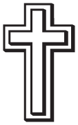 Clipart Image For Gravemarker Monument cross 72