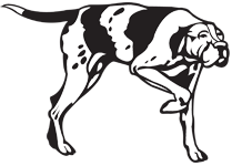 Clipart Image For Gravemarker Monument Dog 24