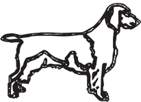 Clipart Image For Gravemarker Monument Dog 28