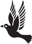 Clipart Image For Gravemarker Monument Dove 04