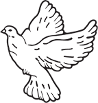 Clipart Image For Gravemarker Monument Dove 11