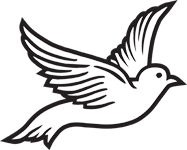 Clipart Image For Gravemarker Monument Dove 14