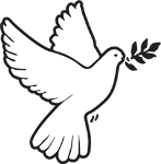 Clipart Image For Gravemarker Monument Dove 16