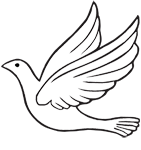 Clipart Image For Gravemarker Monument Dove 19