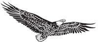 Clipart Image For Gravemarker Monument Eagle 11