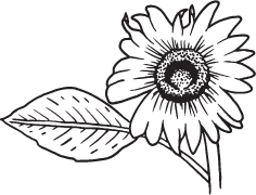 Clipart Image For Gravemarker Monument flower 09