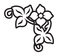 Clipart Image For Gravemarker Monument flower 14