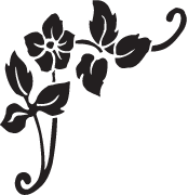 Clipart Image For Gravemarker Monument flower 35