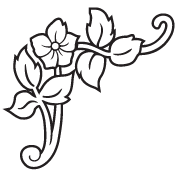 Clipart Image For Gravemarker Monument flower 47