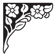 Clipart Image For Gravemarker Monument flower 52