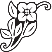 Clipart Image For Gravemarker Monument flower 54