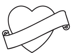 Clipart Image For Gravemarker Monument heart 11