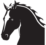 Clipart Image For Gravemarker Monument Horse 14