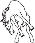 Clipart Image For Gravemarker Monument Horse 19