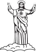 Clipart Image For Gravemarker Monument jesus 01