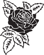 Clipart Image For Gravemarker Monument rose 12