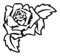 Clipart Image For Gravemarker Monument rose 29