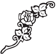 Clipart Image For Gravemarker Monument rose 37