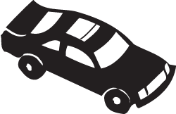 Clipart Image For Gravemarker Monument car 01