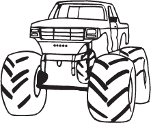 Clipart Image For Gravemarker Monument truck 03